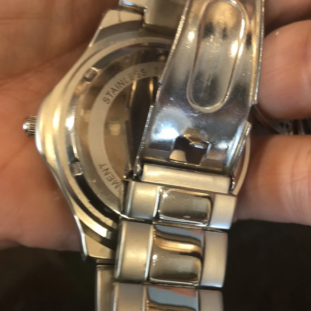 Jaguar Fragrances Co. Quartz Stainless Steel Mens‎ Watch Silver Tone